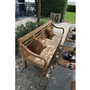 Tuinbank Flower 4-zits Teak 190x50x89 cm