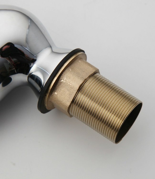 Rene Houtman Landelijke Chromen Wastafelkraan - Met Draaibare Hals