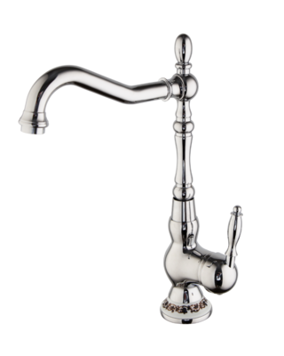 Rene Houtman Nostalgische Chromen Mengkraan - H33 cm