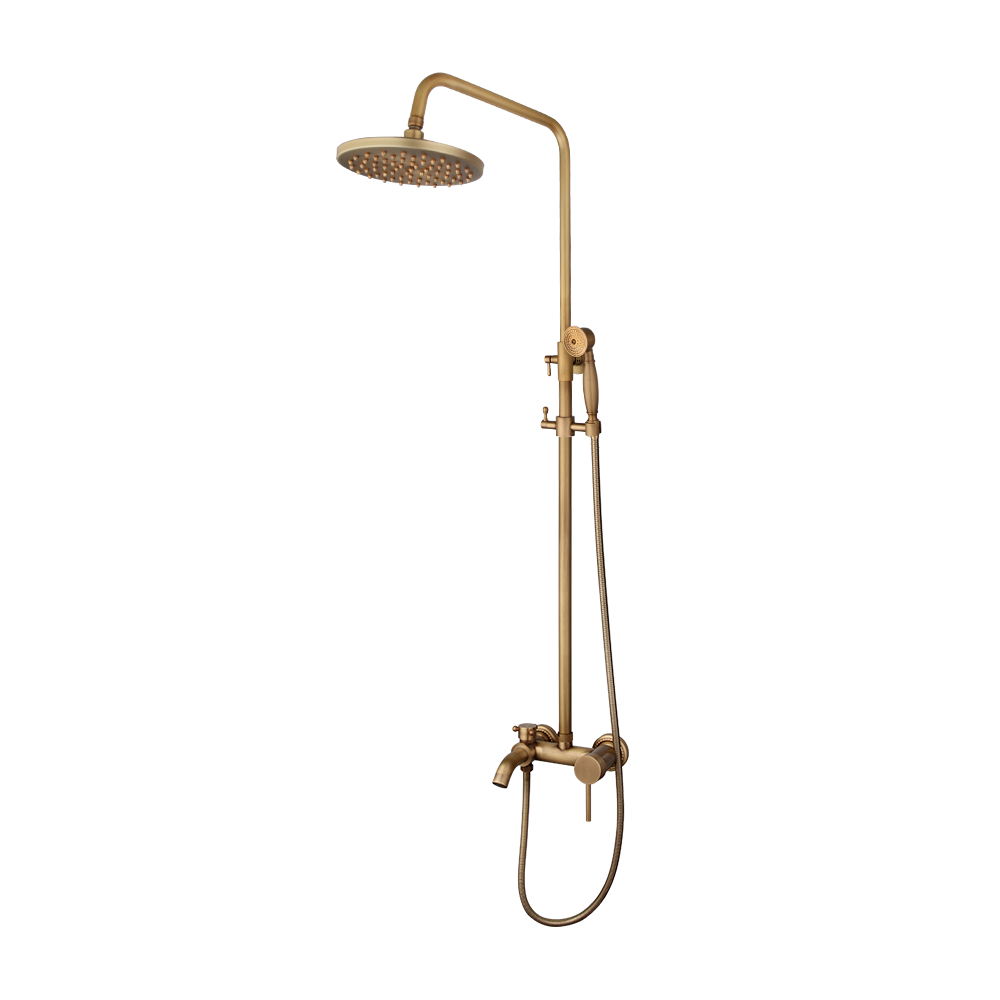 Rene Houtman Bronskleurige Regendouche - H117,5 cm