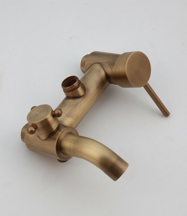 Rene Houtman Bronskleurige Regendouche - H117,5 cm