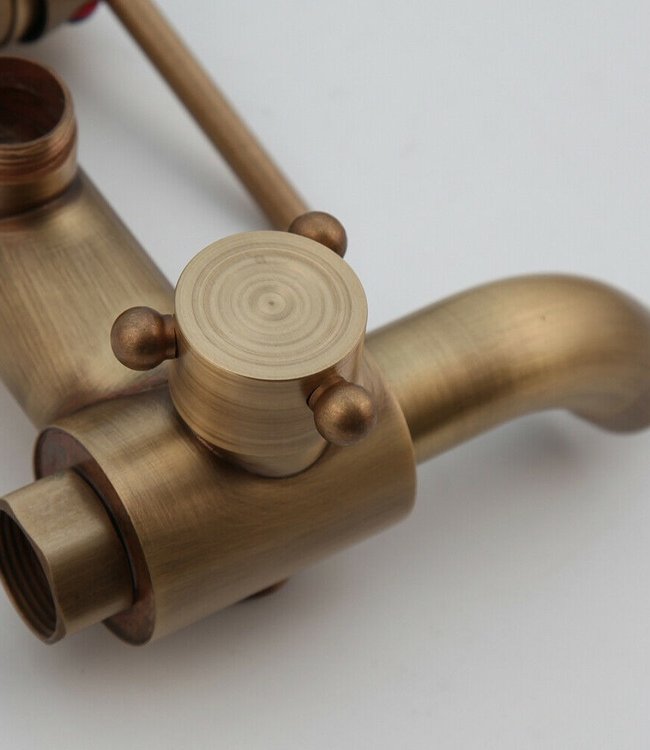 Rene Houtman Bronskleurige Regendouche - H117,5 cm