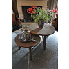 Salontafel Set Van 2 - Rond Naturel B81xB60 cm