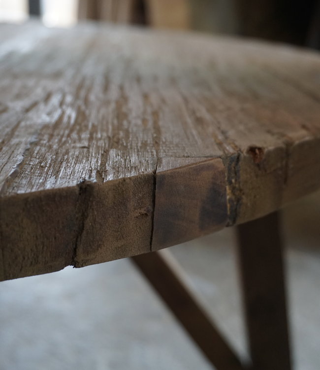 Rene Houtman Salontafel Set Van 2 - Rond Naturel B81xB60 cm