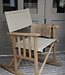 Rene Houtman Regisseursstoel Flo lichtgrijs/sand Hout 75x60x86cm