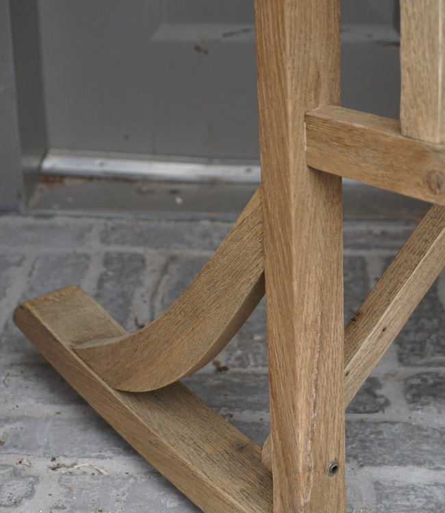 Rene Houtman Regisseursstoel Flo lichtgrijs/sand Hout 75x60x86cm