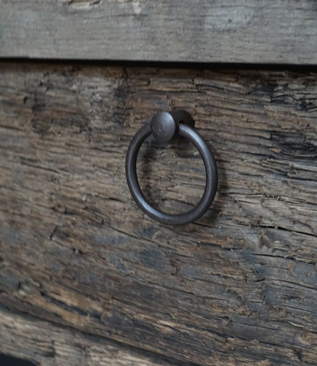 Rene Houtman Badkamermeubel Henk Oud Eiken Wagondelen - Kies Maat