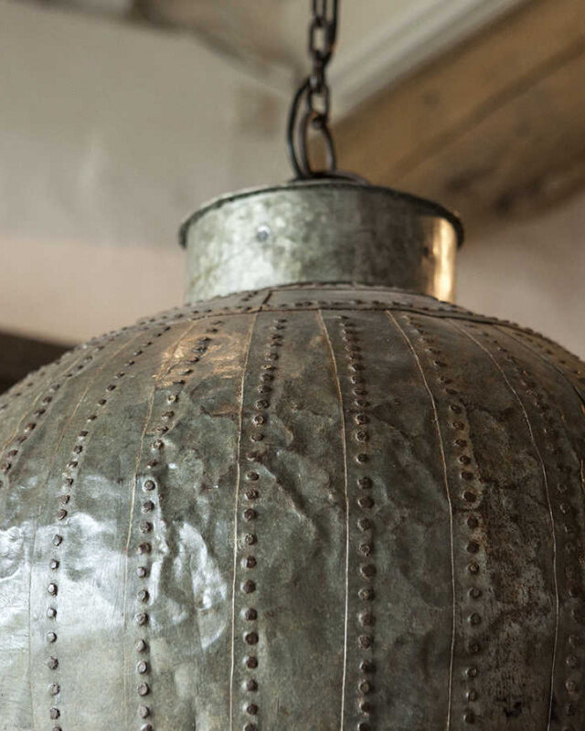 Be-Uniq Watertank Hanglamp - Uit India - 45x50x50 cm