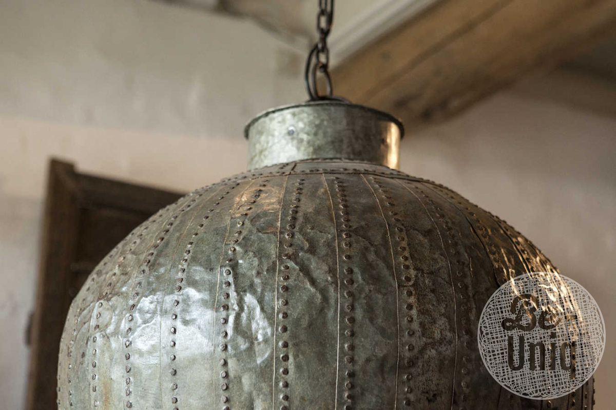 Be-Uniq Watertank Hanglamp - Uit India - 45x50x50 cm