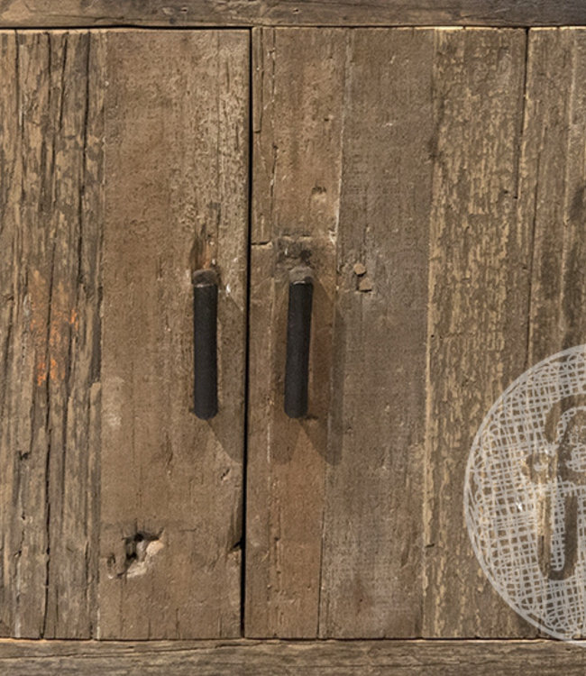 Be-Uniq Urban Dressoir - Oud Hout - H75 x B240 x D45 cm