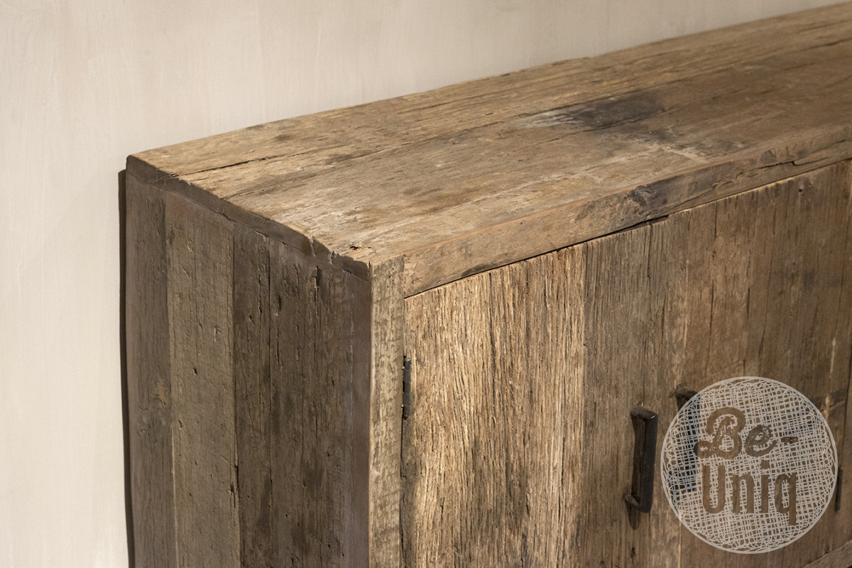 Be-Uniq Urban Dressoir - Oud Hout - H75 x B240 x D45 cm