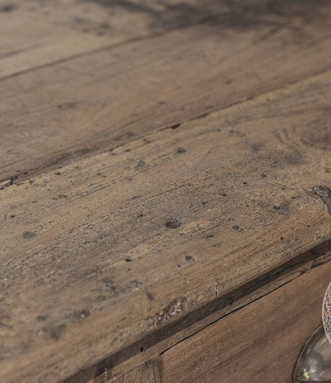 Be-Uniq Origineel Oude Wandtafel - Uit India - H90 x B191 cm