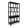 Henan Open Kast - Zwart - 126 x 42 x 229 cm