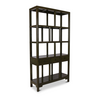 Henan Open Kast - Dark Green - 126 x 42 x 229 cm