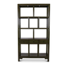 Rene Houtman Henan Open Kast - Dark Green - 126 x 42 x 229 cm Rene Houtman Henan Open Kast - Dark Green - 126 x 42 x 229 cm