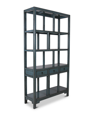 Rene Houtman Henan Open Kast - Light Blue - 126 x 42 x 229 cm
