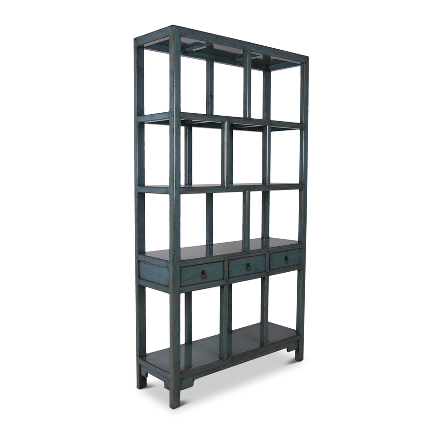 Rene Houtman Henan Open Kast - Light Blue - 126 x 42 x 229 cm