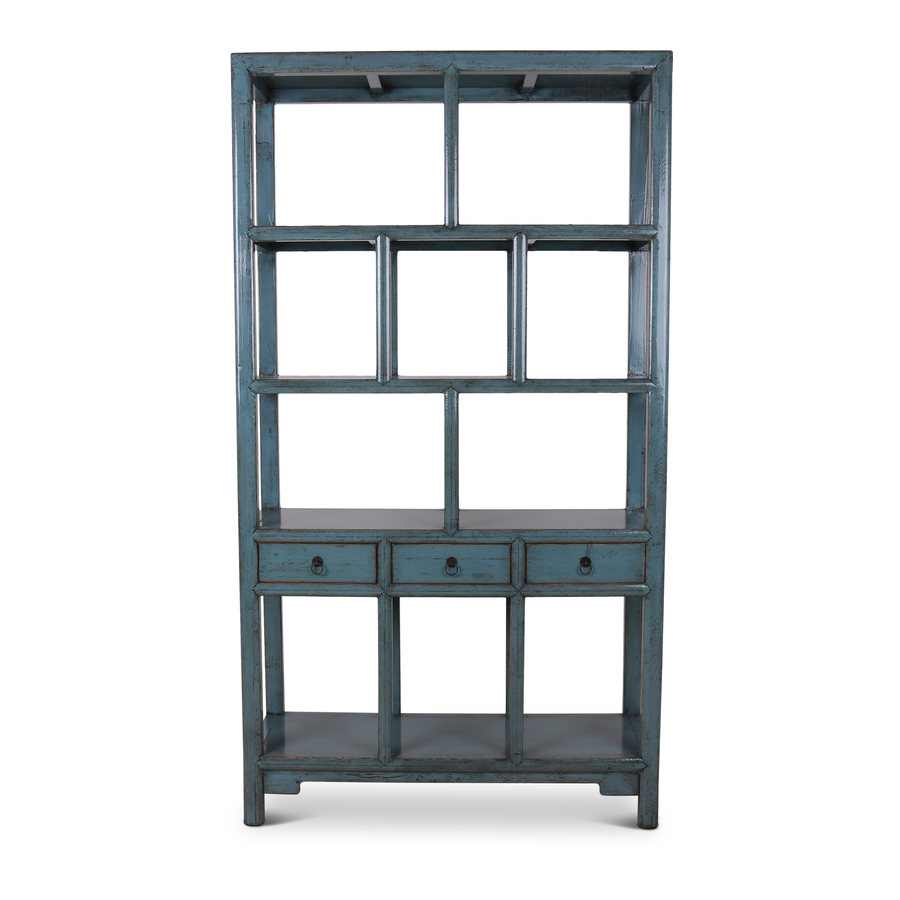 Rene Houtman Henan Open Kast - Light Blue - 126 x 42 x 229 cm