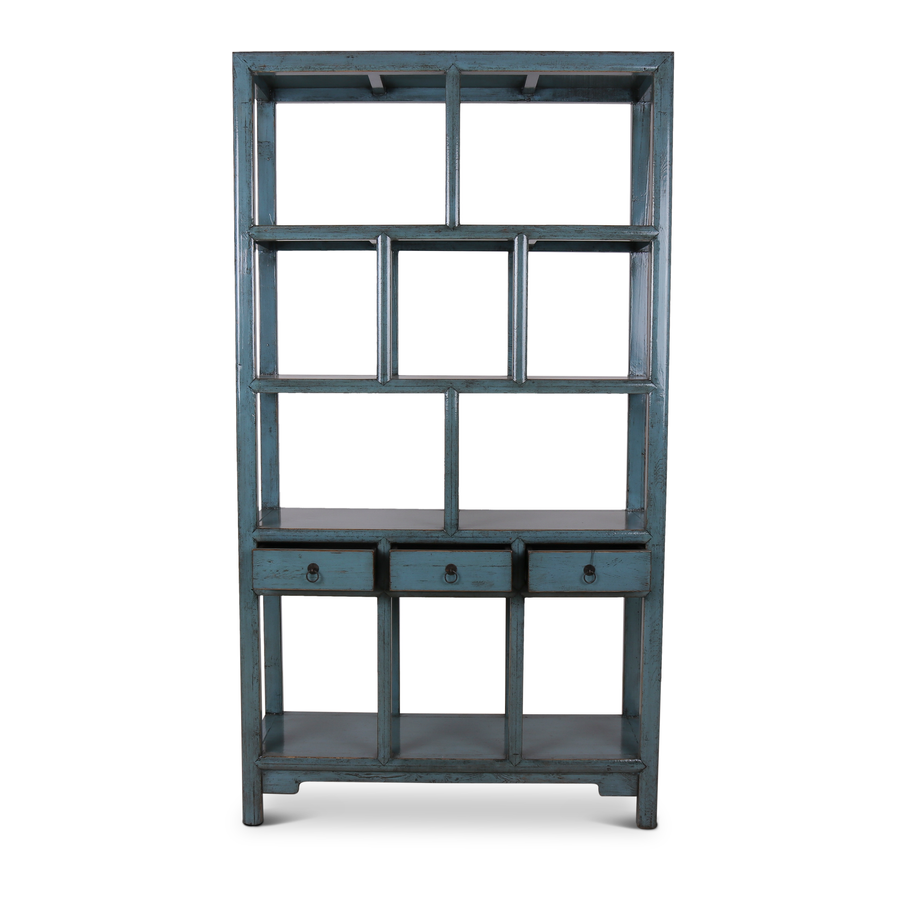 Rene Houtman Henan Open Kast - Light Blue - 126 x 42 x 229 cm