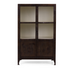 Ibiza Glazen Kast - Blauw - 77 x 42 x 123 cm