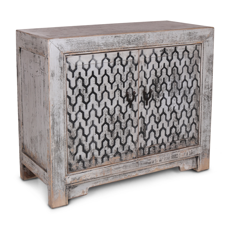 Rene Houtman Kist met Lades - Wit - 100 x 45 x 85 cm