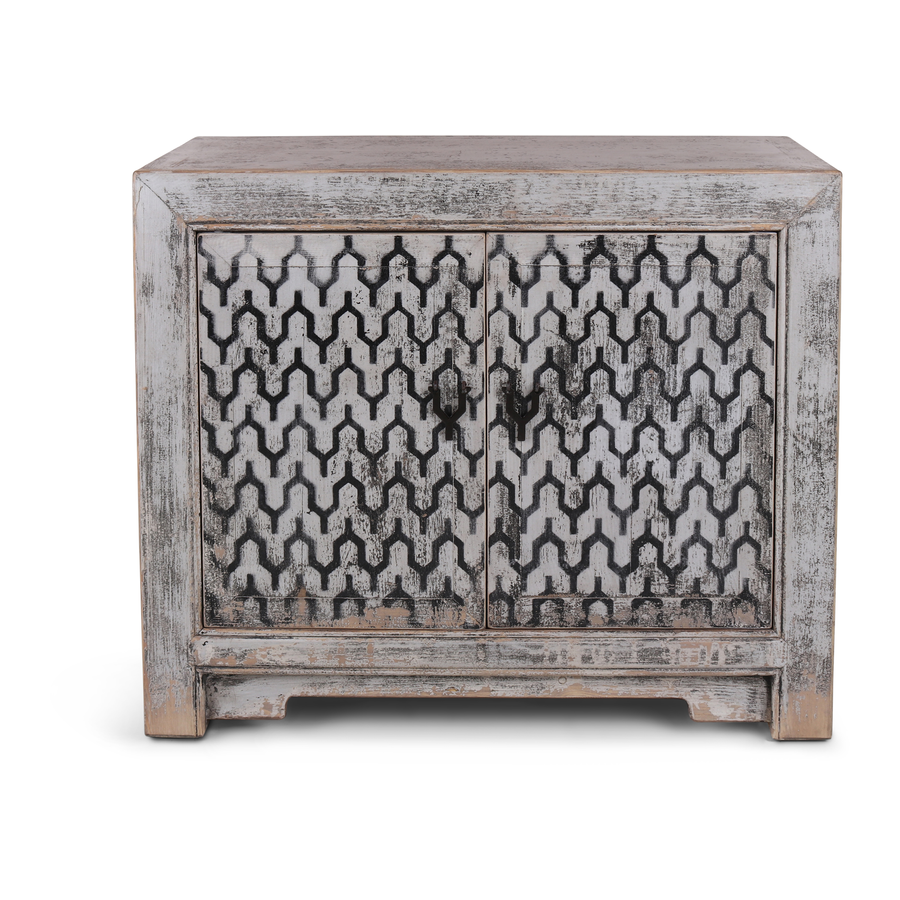 Rene Houtman Kist met Lades - Wit - 100 x 45 x 85 cm