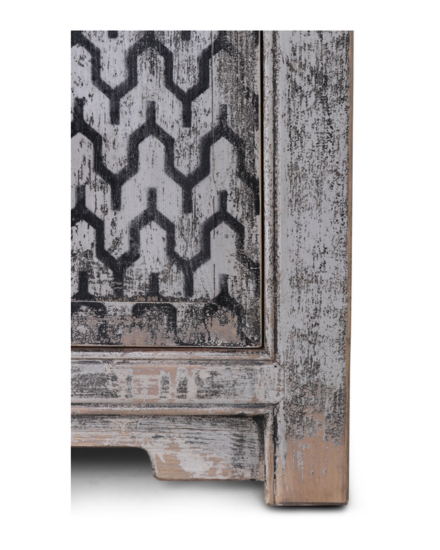 Rene Houtman Kist met Lades - Wit - 100 x 45 x 85 cm