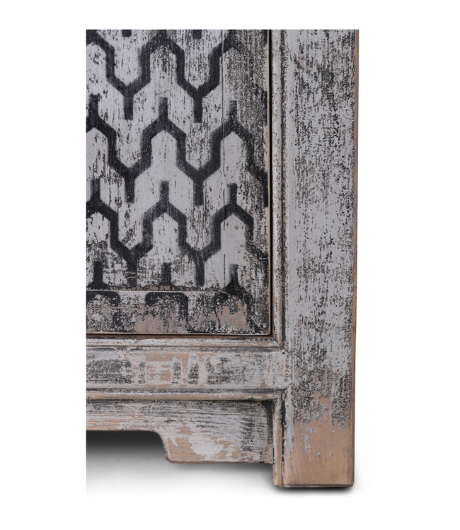 Rene Houtman Kist met Lades - Wit - 100 x 45 x 85 cm