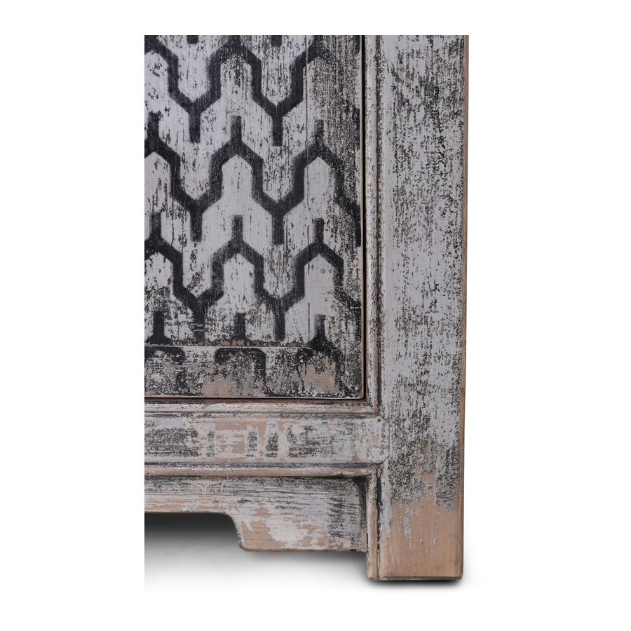 Rene Houtman Kist met Lades - Wit - 100 x 45 x 85 cm