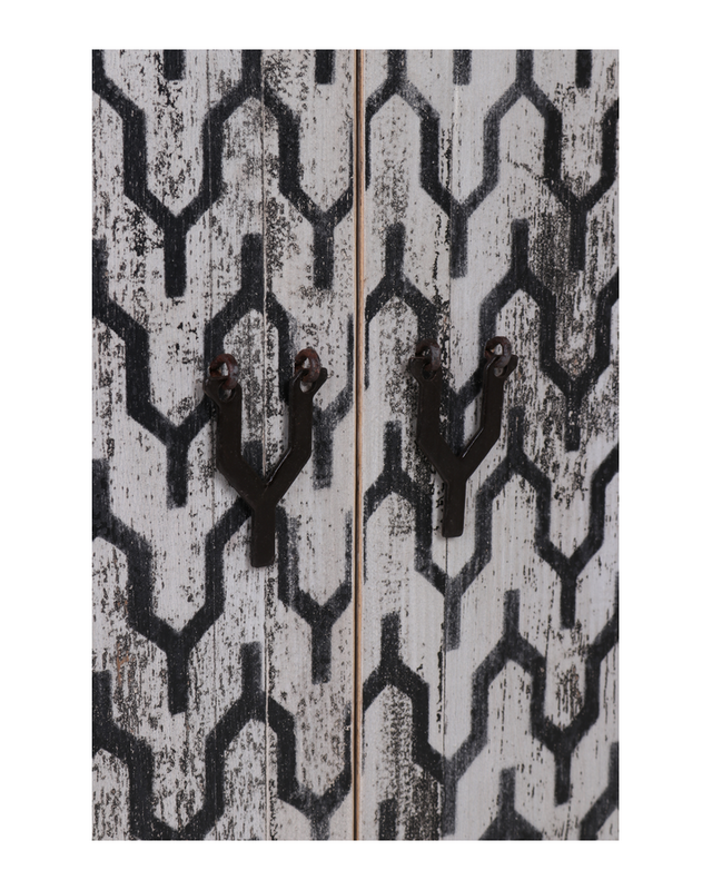 Rene Houtman Kist met Lades - Wit - 100 x 45 x 85 cm