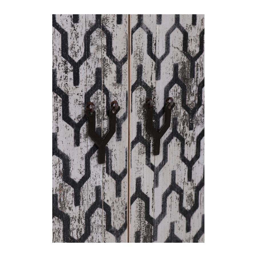 Rene Houtman Kist met Lades - Wit - 100 x 45 x 85 cm