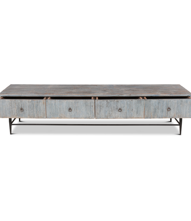 Rene Houtman TV Dressoir Rill - 4 Lades - L200 x B45 x H45 cm