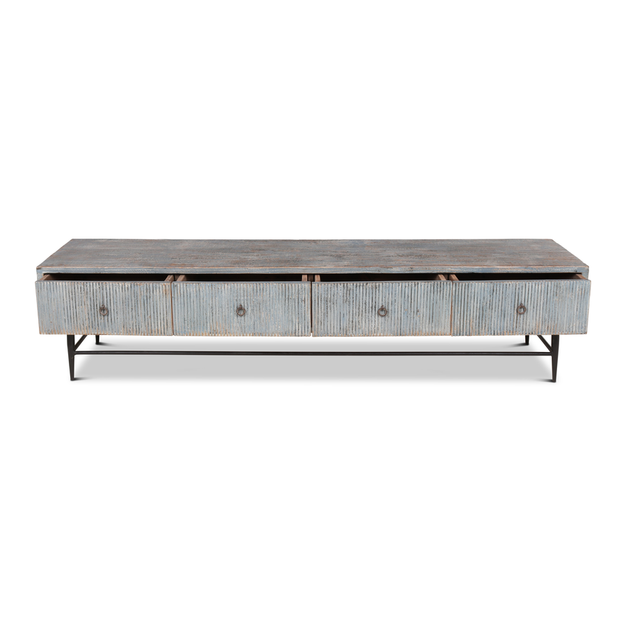 Rene Houtman TV Dressoir Rill - 4 Lades - L200 x B45 x H45 cm