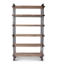 Rene Houtman Boekenrek Novi - IJzer & Hout - L130 x B40 x H220 cm