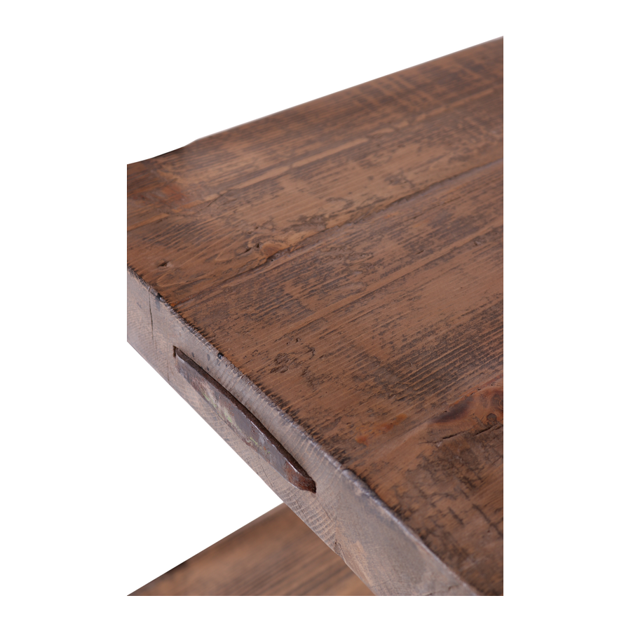 Rene Houtman Boekenrek Novi - IJzer & Hout - L130 x B40 x H220 cm