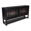 Murrano Dressoir - Zwart - L180 x B40 x H90 cm