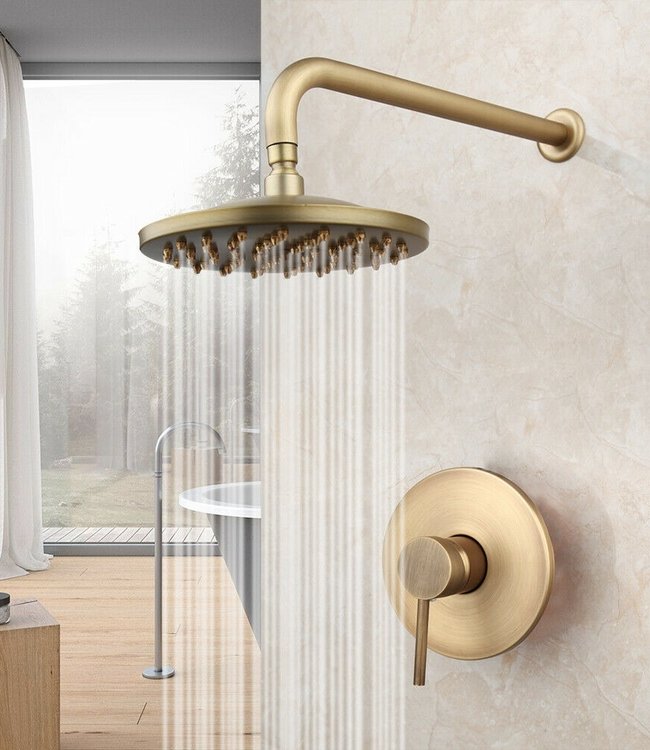 Rene Houtman Bronzen Regendouche - Inbouw - D20 cm