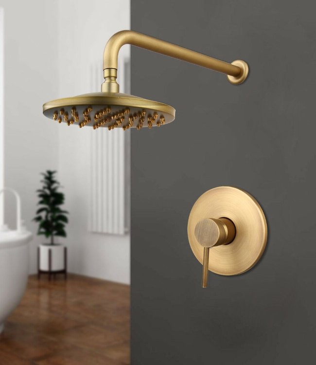 Rene Houtman Bronzen Regendouche - Inbouw - D20 cm