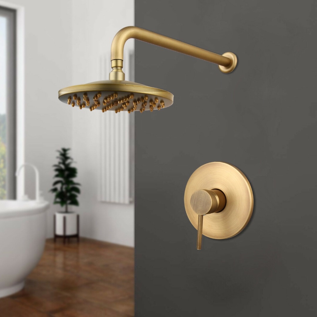 Rene Houtman Bronzen Regendouche - Inbouw - D20 cm