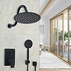 Douche set - Zwart