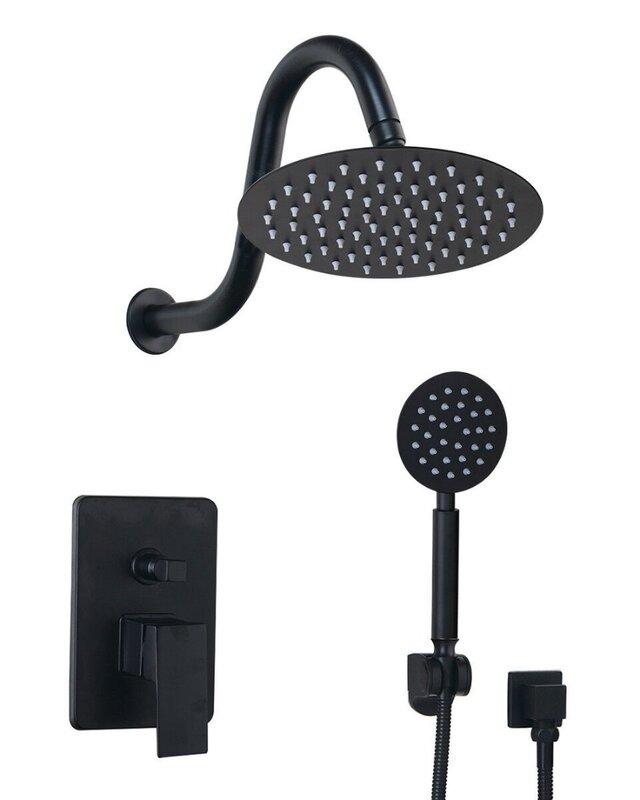 Rene Houtman Douche set - Zwart