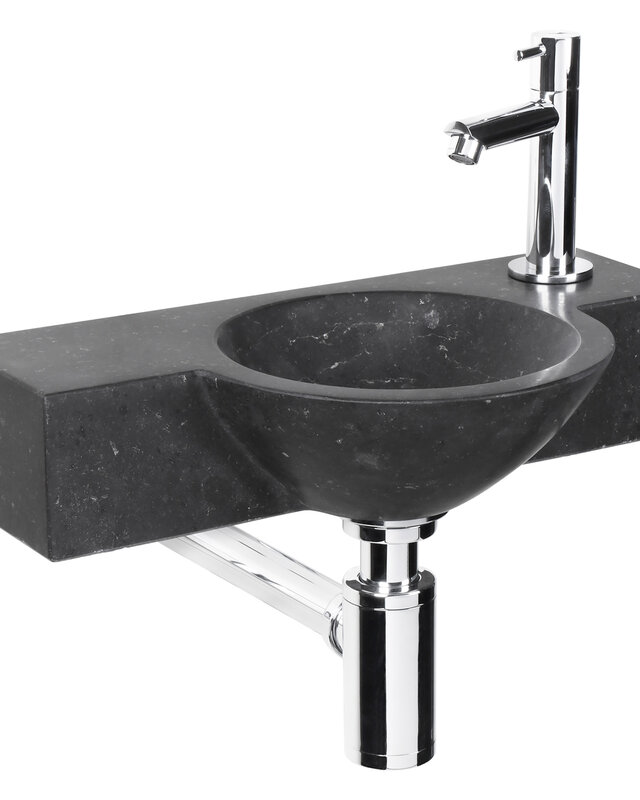 Differnz Teti Fonteinset - Zwart - L40 x B23 x H8 cm