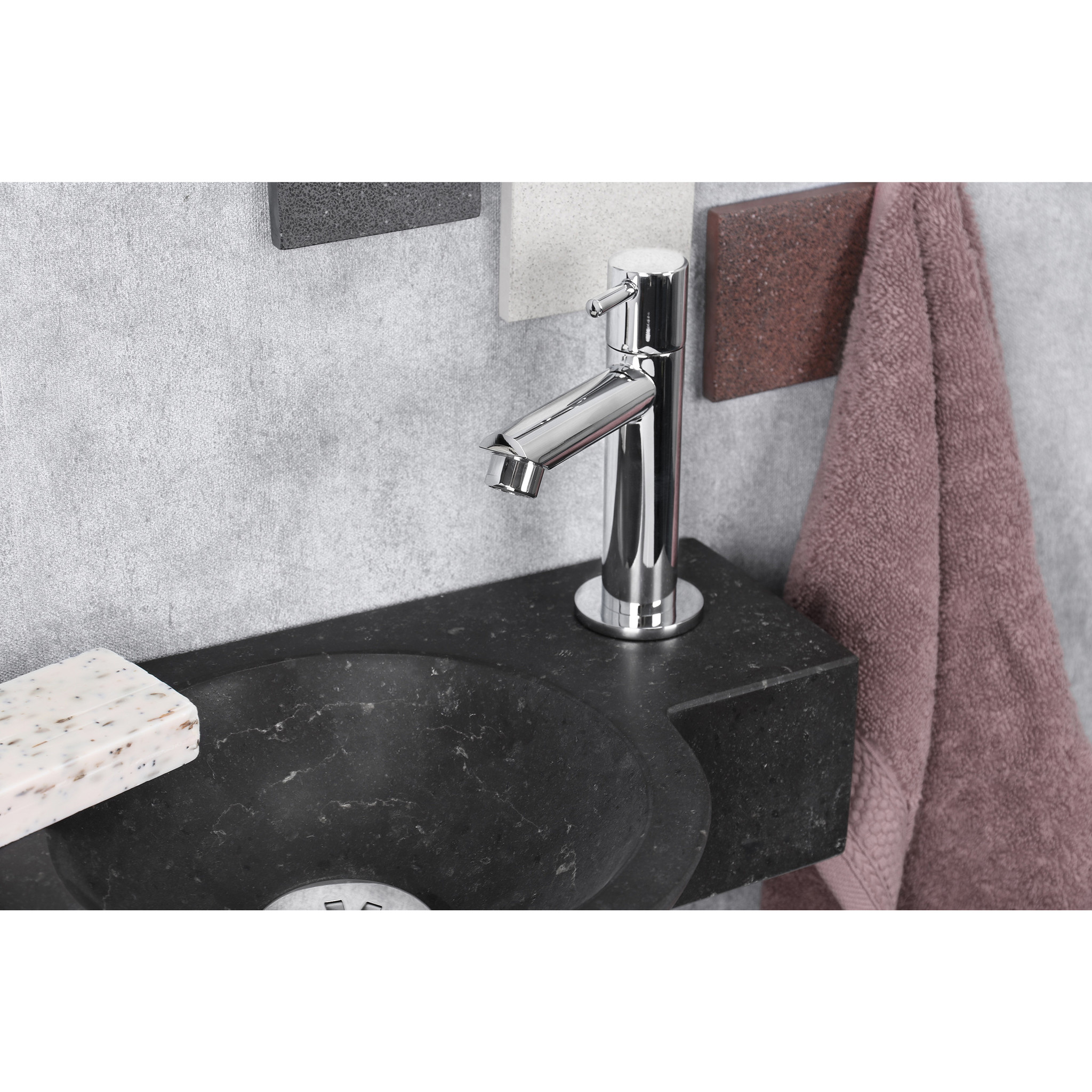 Differnz Teti Fonteinset - Zwart - L40 x B23 x H8 cm
