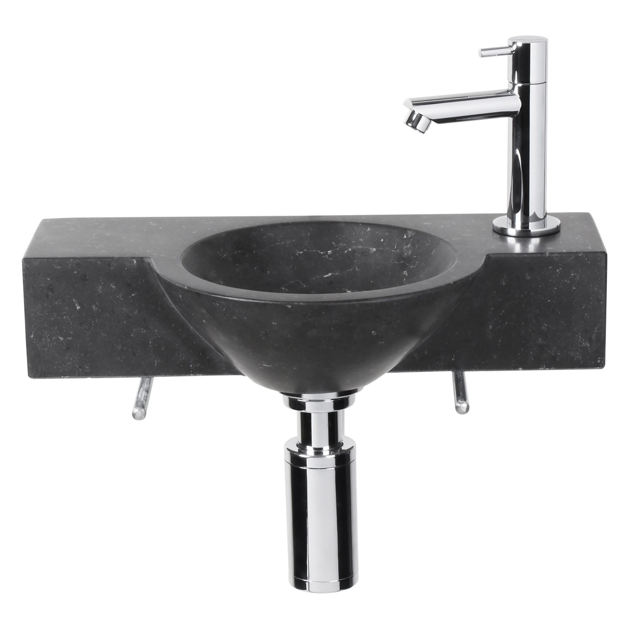 Differnz Teti Fonteinset - Zwart - L40 x B23 x H8 cm