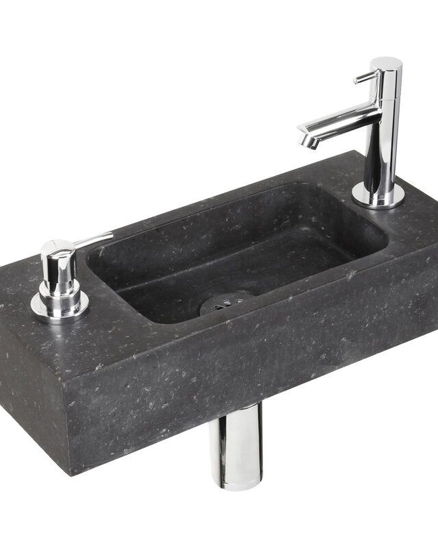 Differnz Sapon Fonteinset - Met Zeeppomp - L42 x B18,5 x H9 cm