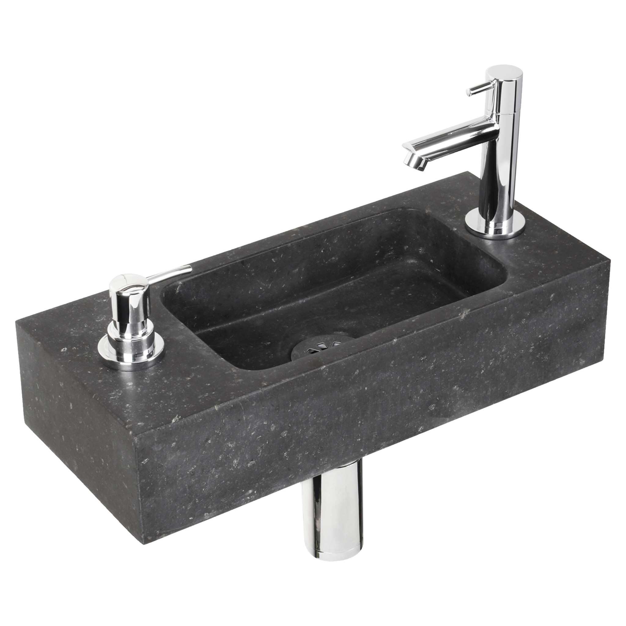 Differnz Sapon Fonteinset - Met Zeeppomp - L42 x B18,5 x H9 cm