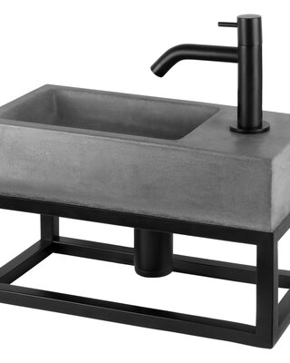 Differnz Jukon Fonteinset - Met Handdoekrek - L38,5 x B18,5 cm