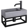 Differnz Force Fonteinset - Met Handdoekrek - L40 x B22 cm Differnz Force Fonteinset - Met Handdoekrek - L40 x B22 cm