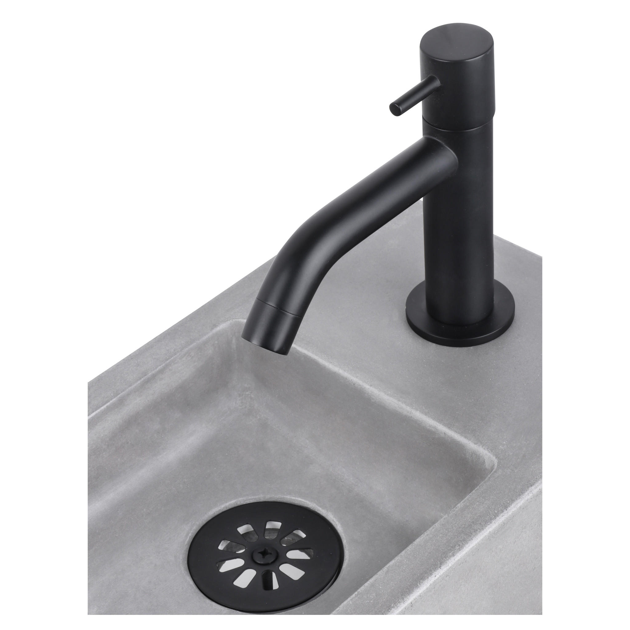 Differnz Force Fonteinset - Met Handdoekrek - L40 x B22 cm