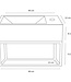 Differnz Force Fonteinset - Met Handdoekrek - L40 x B22 cm